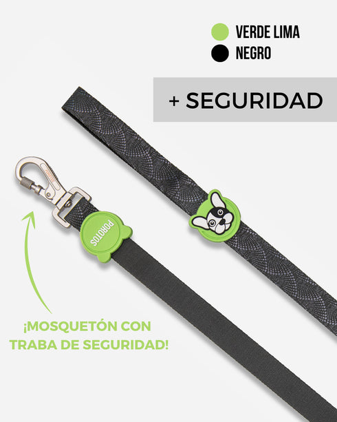 Correa Extra Larga VULKAN Negro Lima